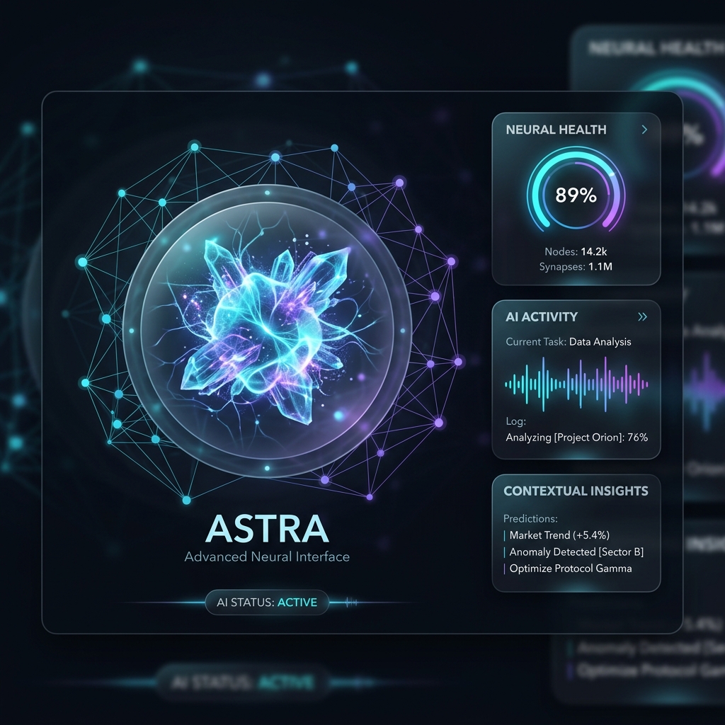 Nexus AI Agent Dashboard Mockup